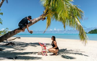 The family enjoying Aitutaki, Cook Islands, in March 2019. THIS COUPLE quit their corporate lives after growing exhausted of the same routine before selling their belongings and TRAVELLING THE WORLD with their three-year-old daughter across TWENTY-TWO countries in eight months, and now they’re ‘FUNemployed’. Former accountant and finance manager, Ben and Kelly Lutz (37 and 36 respectively) from San Francisco, USA, met in 2005 after finding a connection through a love for travel, and their first date was a trip to Niagara Falls in Canada. Their lives became even busier after welcoming their daughter, Liesel (3), in 2016 but having to return to work after taking paternity and maternity leave made them relish time as a family. On top of working eight hours a day, three hours of commuting, trying to get Liesel in bed at a set time and then preparing for the next day left the couple with no time for each other. Ben and Kelly realised that their routine wasn’t sustainable for their family and they grew increasingly disengaged from their work, all the while feeling hesitant to take a leap outside of corporate life. This was until a trip to Hawaii in October 2017 reignited the couple’s love for travel which made returning to work even harder. Upon returning, the couple worked out how they could escape their jobs and get to cherish their time with Liesel. By March 2018, Ben and Kelly handed in their notices and began planning where they were going to travel as well as selling many of their belongings in advance of moving. Ben left his job in April and drove the remainder of the family’s belongings to Michigan, where himself and Kelly are originally from, taking four days. On June 2, 2018, the family of three started their eight-month adventure in Lake Tahoe before heading to France, Switzerland, Croatia, Indonesia, Cambodia, Australia, New Zealand and Mexico, among many other locations. By sharing their travels on social media, @thefunemplyedfamily, Ben and Kelly hope to encourage others to make decisions which make them happiest, rather than making decisions based on what society believes they should do. mediadrumworld.com / @thefunemployedfamily