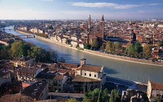Italy, Verona, Cityscape and the Adige River (Photo by: Eye Ubiquitous/Universal Images Group via Getty Images)