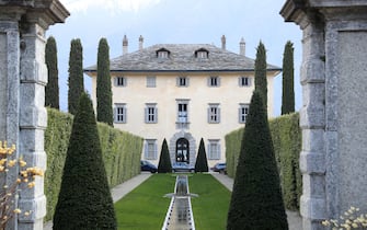 Il prospetto di Villa Balbiano