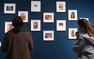 Inaugurazione della mostra  Inedita Vivian Maier  allestita presso musei reali sale Chiablese, Torino, 8 febbraio 2022 ANSA/ALESSANDRO DI MARCO