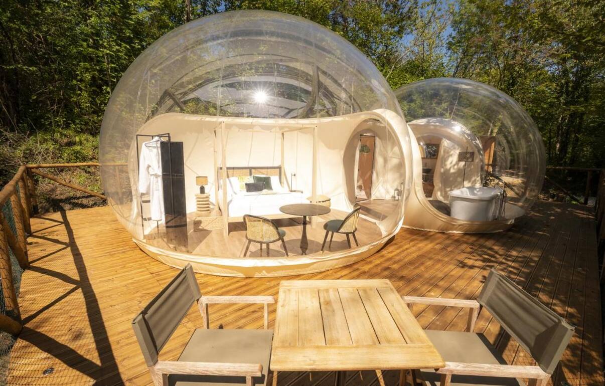 foto di cilento bubble glamping
