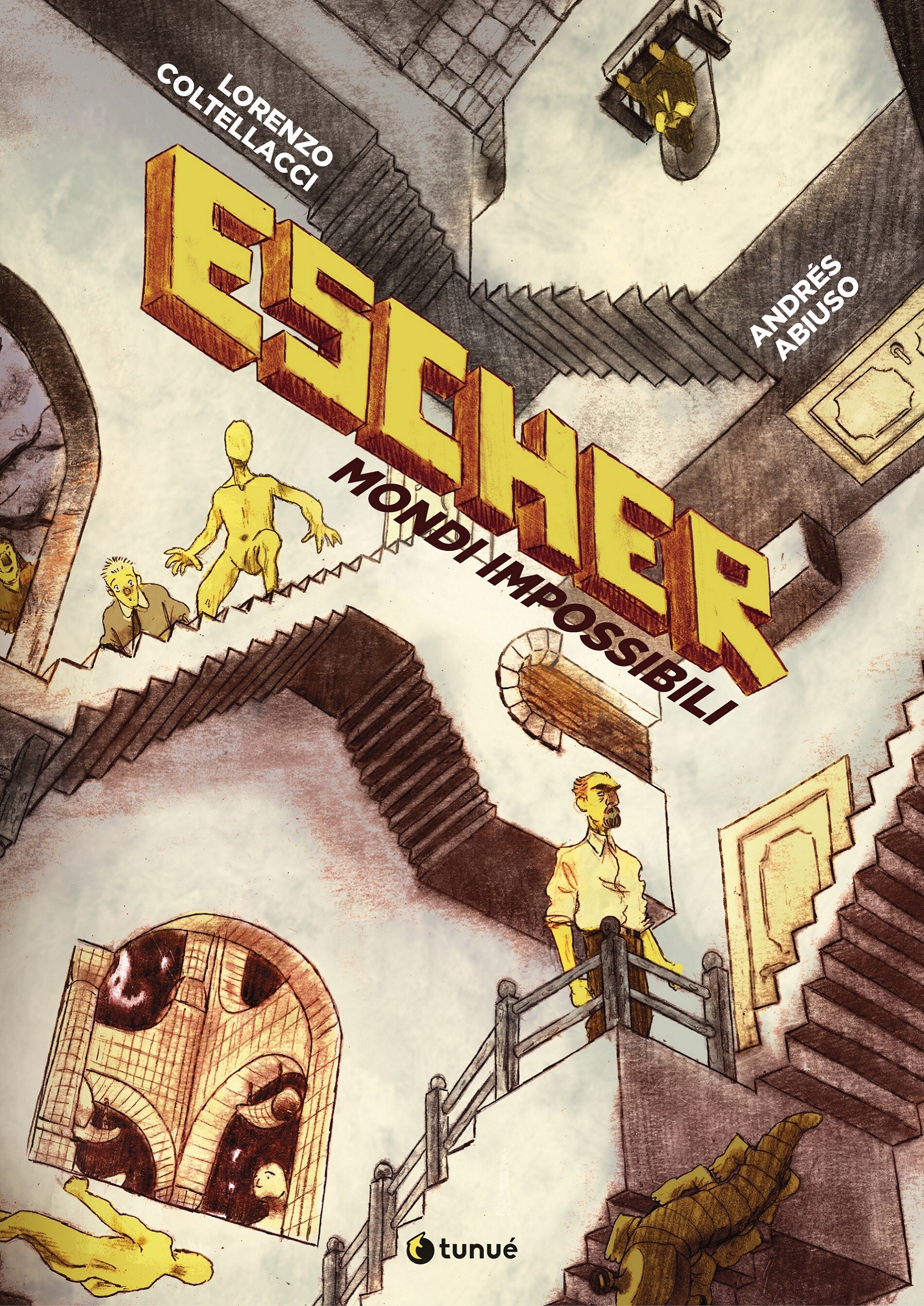 Lorenzo Coltellacci e Andrés Abiuso, Escher - Mondi impossibili, Tunué, 144 pagine, 17,50 euro