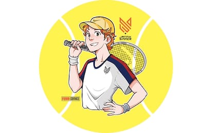 "Piccoli grandi campioni", il tennista Sinner diventa un fumetto