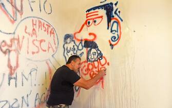 Il murale inedito di Andrea Pazienza