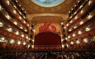 BUENOS AIRES, ARGENTINA - OCTOBER 2:  A general view of Colon Theatre prior a presentation of Ballet Giselle at Colon Theatre on October 2, 2014 in Buenos Aires, Argentina. Paloma Herrera announced she will retire after 2015 season. (Photo by Gabriel Rossi/LatinContent via Getty Images)