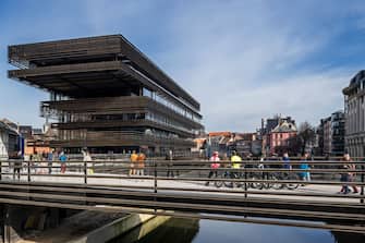 De Krook, new public library in the city center of Ghent, East Flanders, Belgium. (Photo by: ARTERRA/Universal Images Group via Getty Images)
