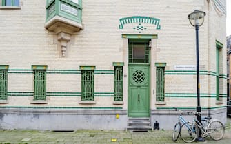 Belgium, Antwerp, Zurenborg, Generaal Van Merlenstraat .  (Photo by Michael Jacobs/Art in All of Us/Corbis via Getty Images)