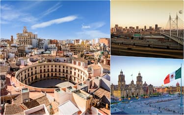 Un collage di Valencia, Johannesburg e Città del Messico 