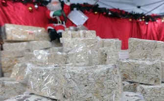 MILAN, ITALY - DECEMBER 12:  A general view of Christmas nougat at a Christmas Market in Milan on December 13, 2011 in Milan, Italy.  (Photo by Pier Marco Tacca/Getty Images)