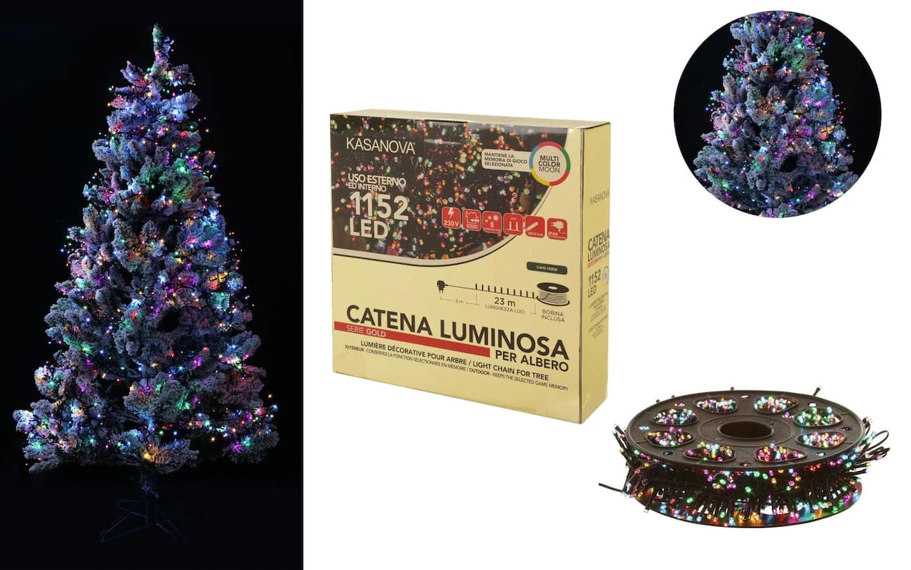 Luci per addobbare l'albero di Natale, le idee più belle e di tendenza