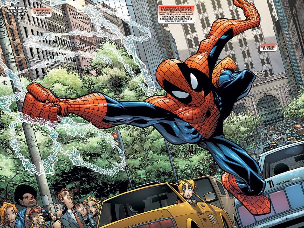 Un'immagine di Spider-Man disegnato da Ramos