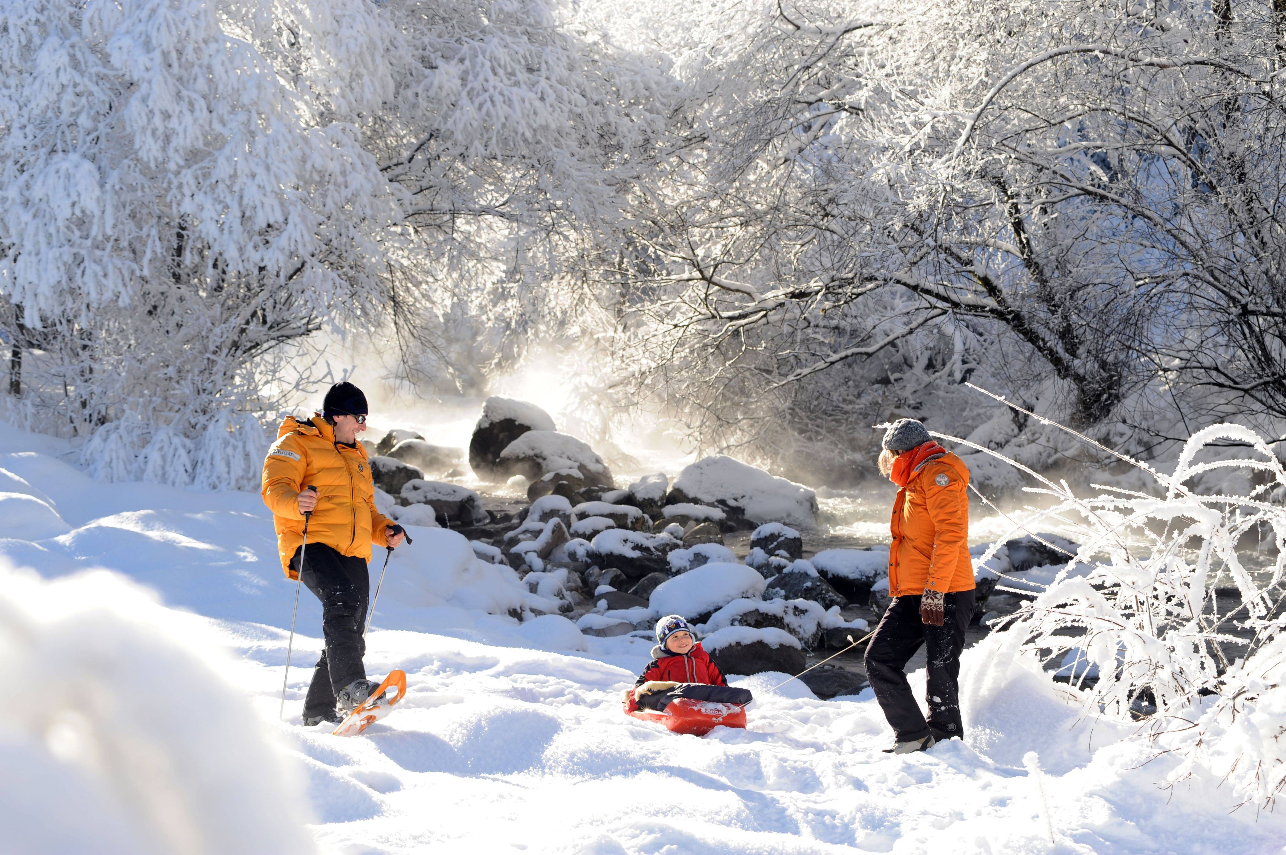 famiglia neve