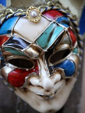 Traditional Venice Carnival mask