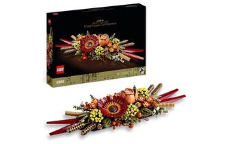 San Valentino-lei-Centrotavola di fiori secchi LEGO - 1 San Valentino-lei-Centrotavola di fiori secchi LEGO - 1