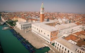 Una panoramica di Venezia, uno dei siti UNESCO della Regione Veneto. ANSACOM/REGIONE VENETO
