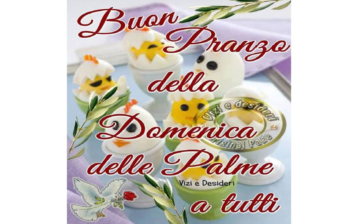 Immagini Buongiorno Domenica Delle Palme 2024 Buongiorno e buona Domenica delle Palme, immagini e frasi d'auguri da