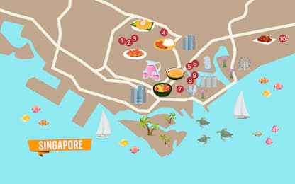 Singapore, tour gastronomico alla scoperta della Città del Leone