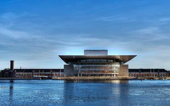 Copenhagen opera house from in front (Photo by: myLoupe/Universal Images Group via Getty Images)