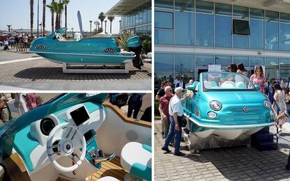 La Fiat 500 in versione barca: il progetto di un 24enne. FOTO