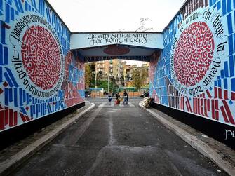 10/11/2015 Roma. Street art al Trullo. Murale di Piger