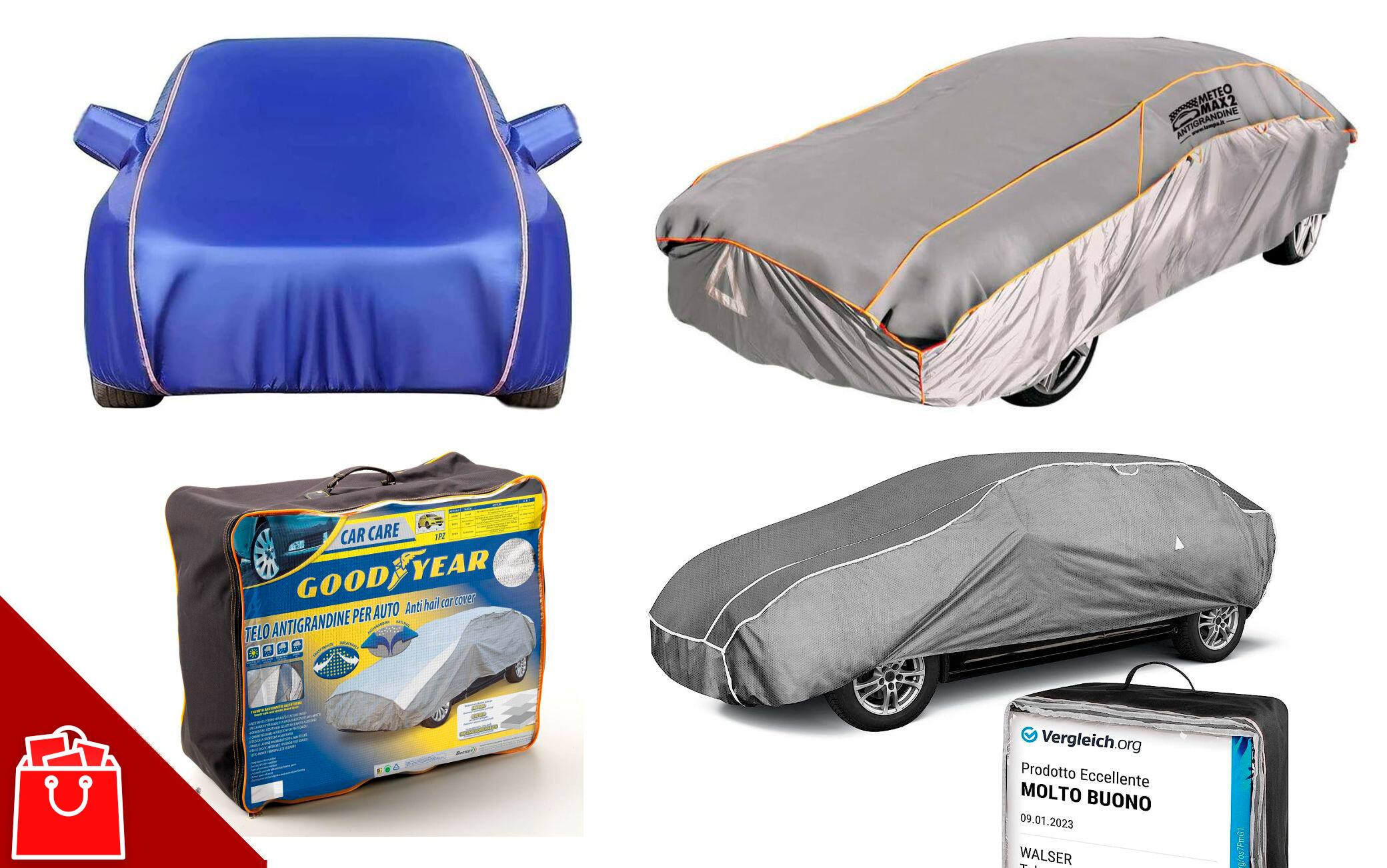 10 kit e teli auto per proteggere l’auto dalla grandine da comprare