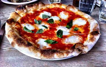 A perfect pizza.