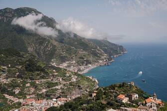 RAVELLO, CAMPANIA, ITALY - 2022/05/28: A view of Amalfi Coast, southern Italy. (Photo by Salvatore Laporta/KONTROLAB/LightRocket via Getty Images)