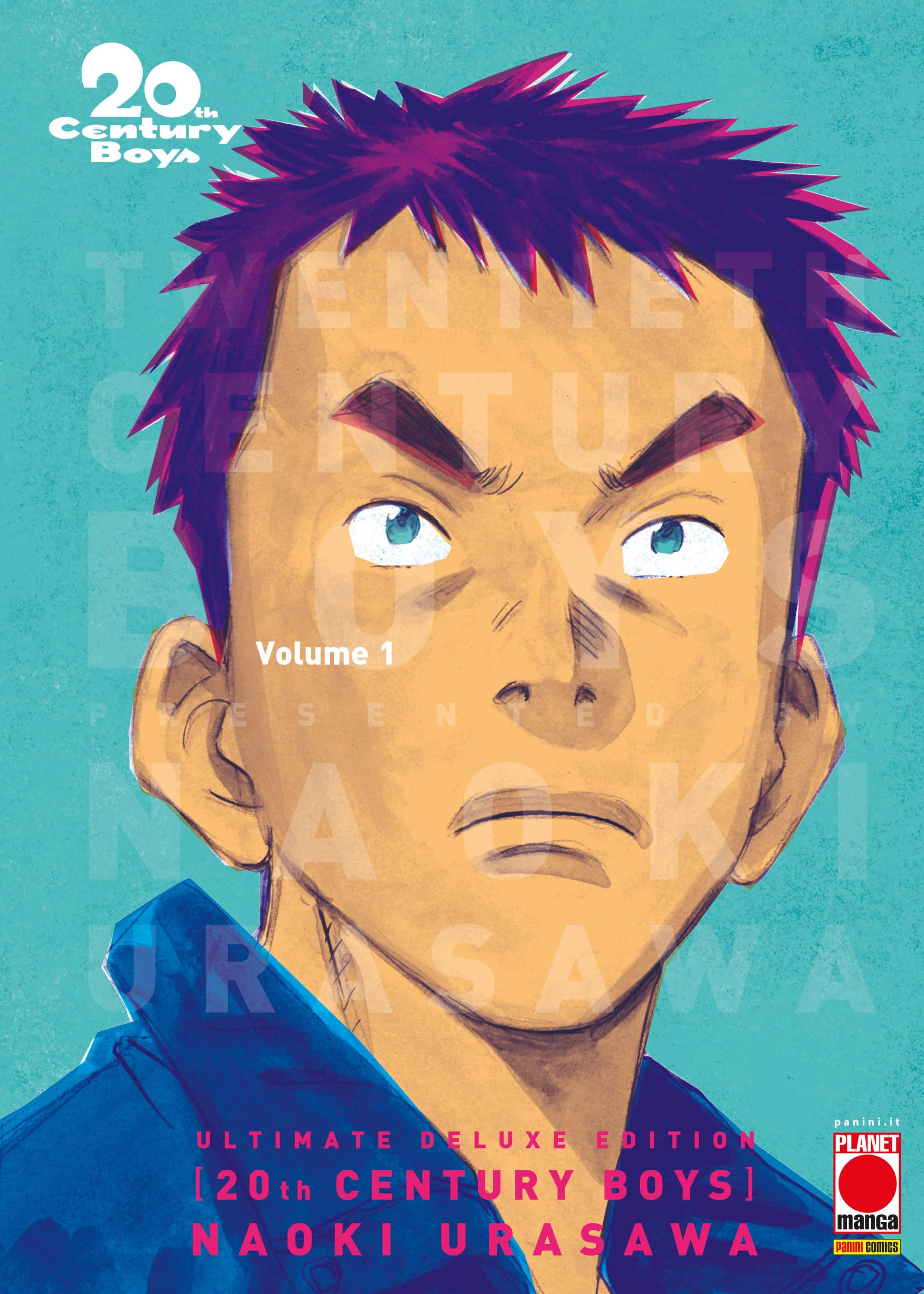 La copertina di 20th Century Boys volume 1, pubblicato in Italia da Panini Comics - Planet Manga
