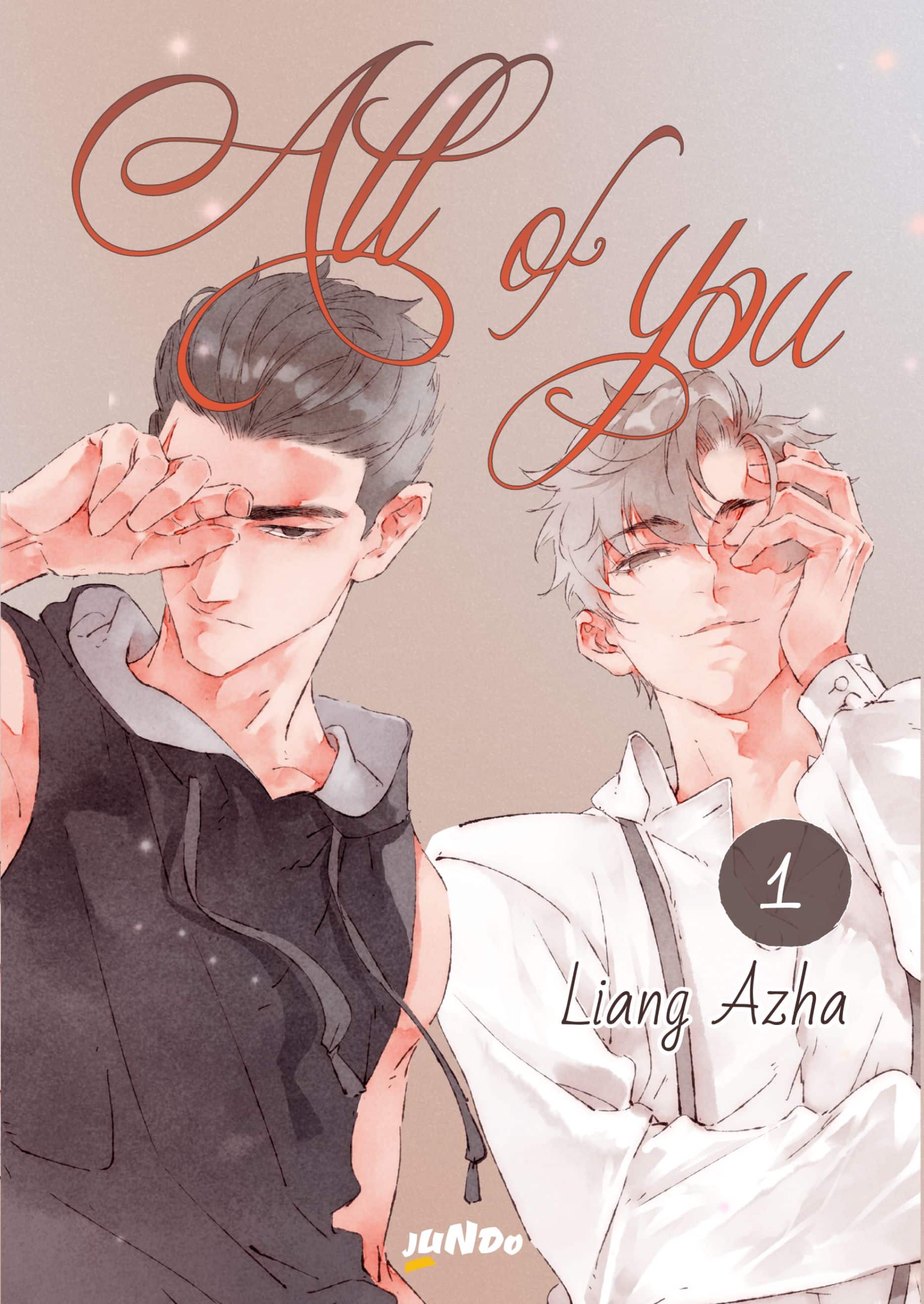La cover regular di All of You di Liang Azha, pubblicato in Italia da Jundo