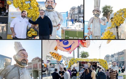 Carnevale di Viareggio, chef Bottura e Mancino insieme per il sociale