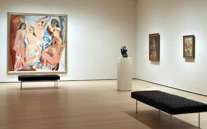"Les Demoiselles d'Avignon", quadro di Picasso ammirato da Mattarella