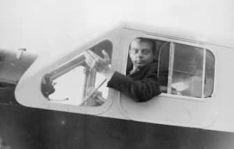 circa 1935:  French airman and writer Antoine de Saint-Exupery (1900 - 1944), who was killed in a reconnaissance flight over North Africa during World War II. His best known literary work is the children's story 'Le Petit Prince' ('The Little Prince'). (Photo by Hulton Archive/Getty Images)