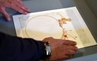 A drawing by Frenchman Antoine de Saint-ExupÃ©ry is shown at the Museum of Old Toulouse on May 17, 2017, prior to the set of 12 drawings and 7 letters by Saint-ExupÃ©ry are auctioned in Paris on June 14. 
He is best remembered for his novella The Little Prince (Le Petit Prince).  / AFP PHOTO / REMY GABALDA / RESTRICTED TO EDITORIAL USE - MANDATORY MENTION OF THE ARTIST UPON PUBLICATION - TO ILLUSTRATE THE EVENT AS SPECIFIED IN THE CAPTION        (Photo credit should read REMY GABALDA/AFP via Getty Images)