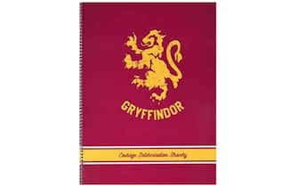 Quaderno spirale a righe A4 Harry Potter Gryffindor