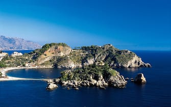 Isola Bella, Taormina, Sicily, Italy.
