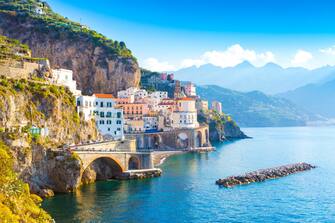 Nell'immagine Amalfi, in Costiera Amalfitana