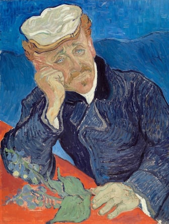 Portrait of Dr Paul Gachet by Vincent van Gogh (Dutch, 1853 - 1890); oil on canvas, 1890, from the Musee d'Orsay, Paris. (Photo by GraphicaArtis/Getty Images)