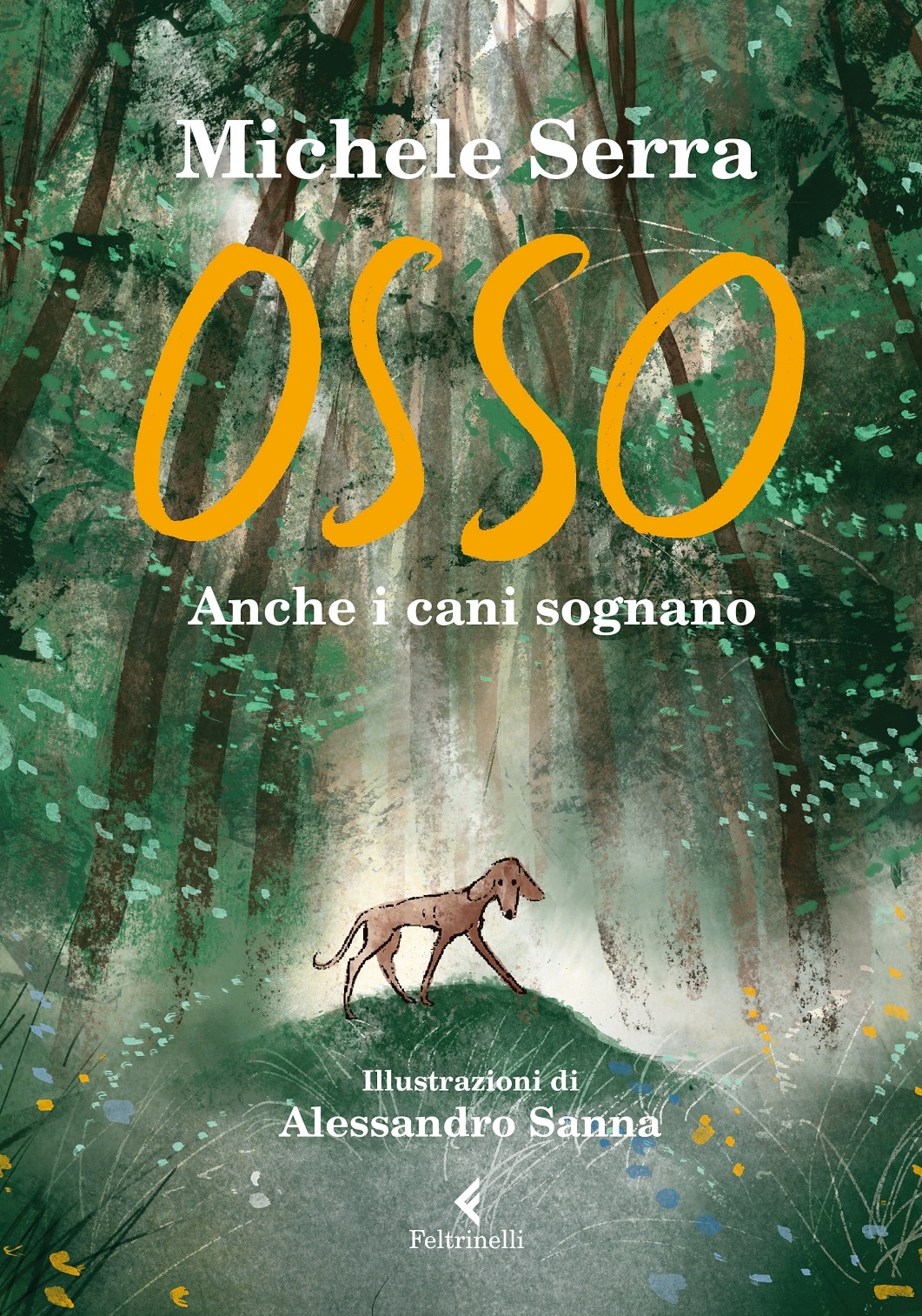 La copertina di "Osso" di Michele Serra disegnata da Alessandro Sanna La copertina di "Osso" di Michele Serra disegnata da Alessandro Sanna
