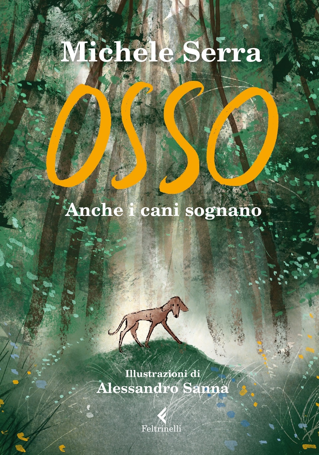 La copertina di "Osso" di Michele Serra disegnata da Alessandro Sanna