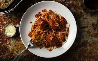 Spaghetti con polpette di “avanzi”