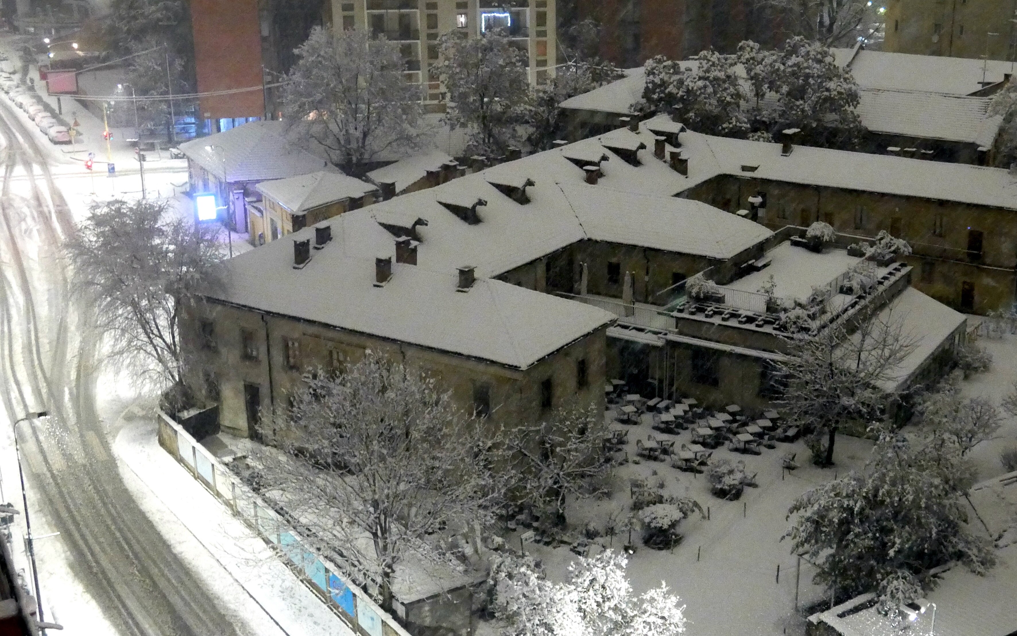 La nevicataa Milano