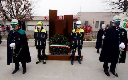 Covid, a Codogno inaugurato il Memoriale per le vittime
