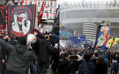 Covid Milano, assembramenti per il derby: sanzionati i primi tifosi