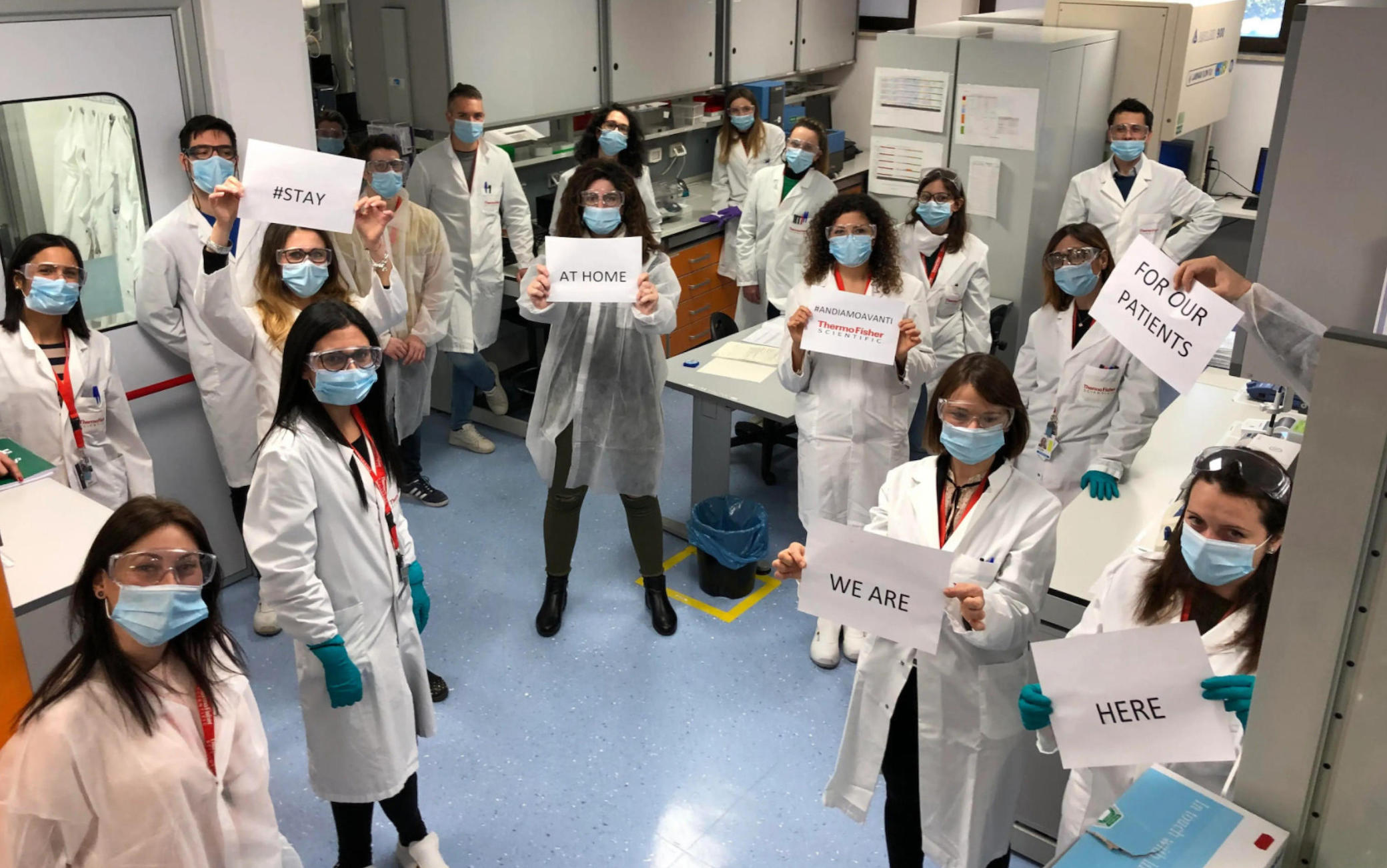 I dipendenti della Thermo Fisher