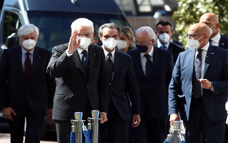 L'arrivo del Presidente della Repubblica all'università di Brescia L'arrivo del Presidente della Repubblica all'università di Brescia