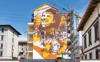 A Milano murales dedicato ad Anna Liberti, simbolo della Repubblica