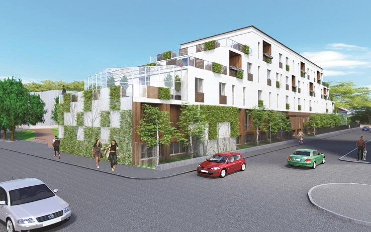Il rendering del "centro autismo" che sorgerà a Gallarate Il rendering del "centro autismo" che sorgerà a Gallarate