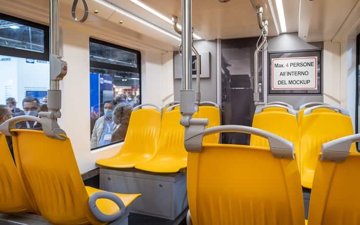 Il nuovo tram presentato oggi a Milano in occasione di Expo Ferroviaria 2021 