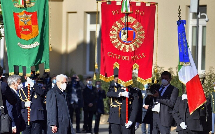 Bergamo, Mattarella all’inaugurazione dell’Accademia della Guardia di Finanza