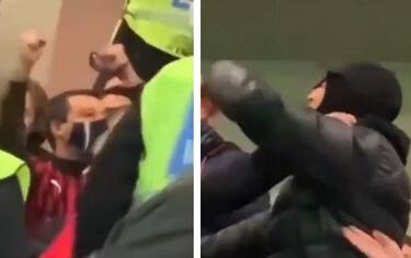 Ghali contro Salvini, lite in tribuna a San Siro durante il derby